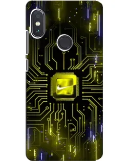 Чохол для Xiaomi Redmi Note 5 з картинкою «Nike — золота іскра»