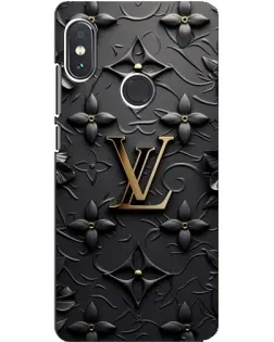 Чохол для Xiaomi Redmi Note 5 з картинкою «Шкіряна текстура LV»