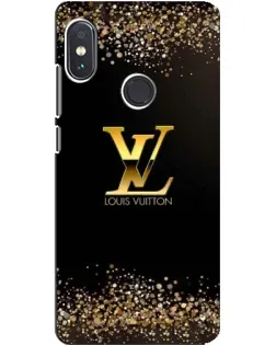 Чохол для Xiaomi Redmi Note 5 з картинкою «LV — золоті іскри»