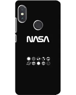 Чохол для Xiaomi Redmi Note 5 з картинкою «NASA — технічний принт»