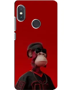 Чохол для Xiaomi Redmi Note 5 з картинкою «Bored Ape в червоному» Чохол для Xiaomi Redmi Note 5 з картинкою «Bored Ape в червоному»