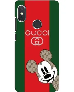 Чохол для Xiaomi Redmi Note 5 з картинкою «Gucci — смуги та Міккі»
