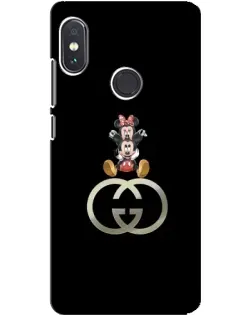 Чохол для Xiaomi Redmi Note 5 з картинкою «Мінні Маус на лого»