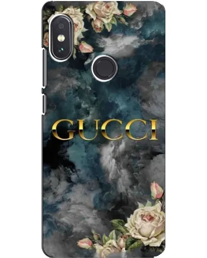 Чехол для Xiaomi Redmi Note 5 с картинкой «Абстрактные цветы Gucci» Чехол для Xiaomi Redmi Note 5 с картинкой «Абстрактные цветы Gucci»