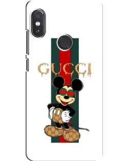 Чохол для Xiaomi Redmi Note 5 з картинкою «Міккі Маус Gucci — смуги»