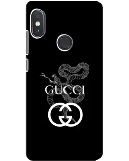 Чохол для Xiaomi Redmi Note 5 з картинкою «Gucci — срібна змія»