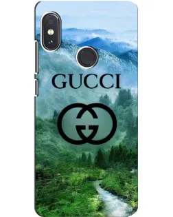Чохол для Xiaomi Redmi Note 5 з картинкою «Gucci — гірський пейзаж»