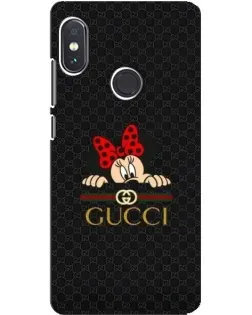 Чохол для Xiaomi Redmi Note 5 з картинкою «Мінні Маус Gucci — чорний»