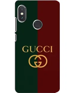 Чехол для Xiaomi Redmi Note 5 с картинкой «Gucci — темно-зеленый градиент»