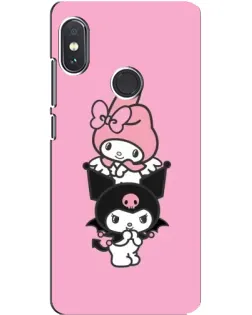 Чохол для Xiaomi Redmi Note 5 з картинкою «Тріо My Melody та Kuromi» Чохол для Xiaomi Redmi Note 5 з картинкою «Тріо My Melody та Kuromi»