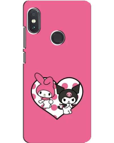 Чохол для Xiaomi Redmi Note 5 з картинкою «Kuromi та My Melody» Чохол для Xiaomi Redmi Note 5 з картинкою «Kuromi та My Melody»