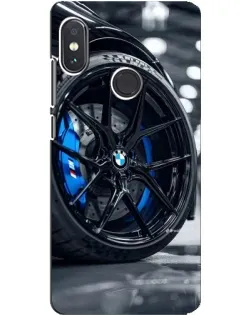 Чохол для Xiaomi Redmi Note 5 з картинкою «Колесо BMW зблизька»