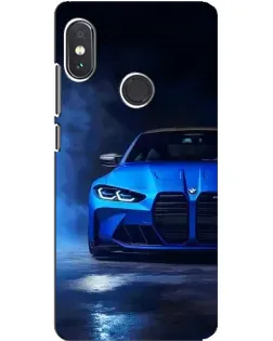 Чохол для Xiaomi Redmi Note 5 з картинкою «Блакитна BMW M4»