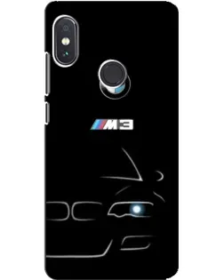 Чохол для Xiaomi Redmi Note 5 з картинкою «Мінімалістичний принт BMW M3»