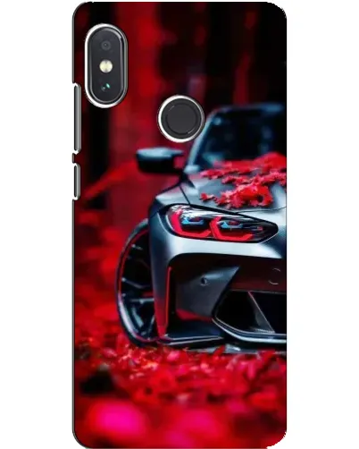 Чохол для Xiaomi Redmi Note 5 з картинкою «Спортивна BMW та квіти» Чохол для Xiaomi Redmi Note 5 з картинкою «Спортивна BMW та квіти»