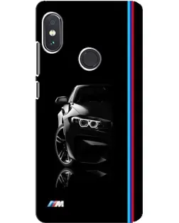 Чохол для Xiaomi Redmi Note 5 з картинкою «Силует BMW в темряві»