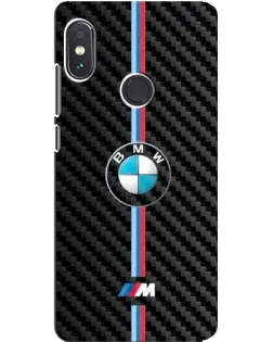 Чохол для Xiaomi Redmi Note 5 з картинкою «Емблема BMW та карбон»