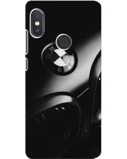 Чохол для Xiaomi Redmi Note 5 з картинкою «Емблема BMW — макро»