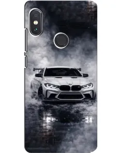 Чохол для Xiaomi Redmi Note 5 з картинкою «BMW крізь туман»