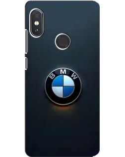 Чохол для Xiaomi Redmi Note 5 з картинкою «Логотип BMW — мінімалізм»