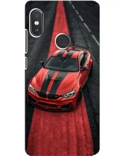Чохол для Xiaomi Redmi Note 5 з картинкою «BMW на червоній доріжці»
