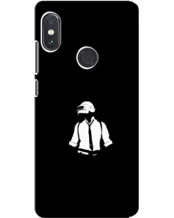 Чохол для Xiaomi Redmi Note 5 з картинкою «PUBG — білий шолом»