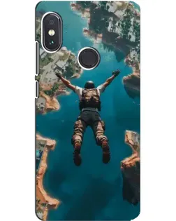 Чохол для Xiaomi Redmi Note 5 з картинкою «PUBG — вільне падіння»