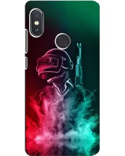 Чохол для Xiaomi Redmi Note 5 з картинкою «PUBG — вогняний воїн»