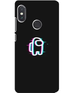 Чохол для Xiaomi Redmi Note 5 з картинкою «Among Us неон»