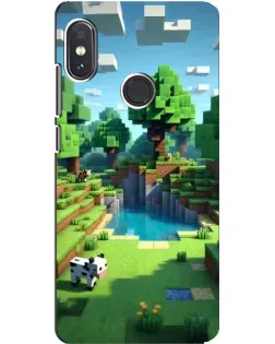 Чохол для Xiaomi Redmi Note 5 з картинкою «Minecraft літній день»