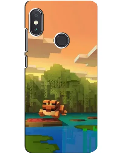 Чехол для Xiaomi Redmi Note 5 с картинкой «Майнкрафт закат солнца» Чехол для Xiaomi Redmi Note 5 с картинкой «Майнкрафт закат солнца»