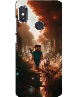 Чохол для Xiaomi Redmi Note 5 з картинкою «Стів у лісі»