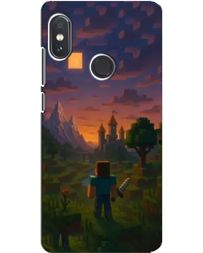 Чохол для Xiaomi Redmi Note 5 з картинкою «Стів біля вежі» Чохол для Xiaomi Redmi Note 5 з картинкою «Стів біля вежі»