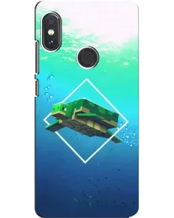 Чохол для Xiaomi Redmi Note 5 з картинкою «Черепаха Minecraft»