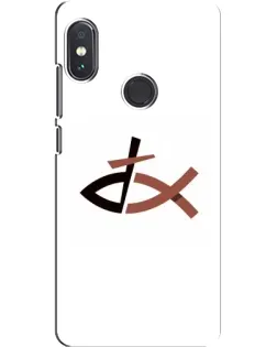 Чохол для Xiaomi Redmi Note 5 з картинкою «Риба та хрест»