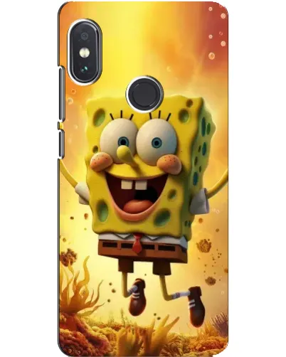 Чохол для Xiaomi Redmi Note 5 з картинкою «Губка Боб стрибає»