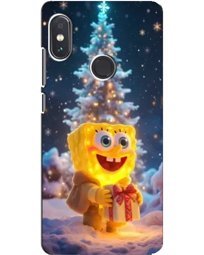 Чохол для Xiaomi Redmi Note 5 з картинкою «Різдвяний Спанч Боб»