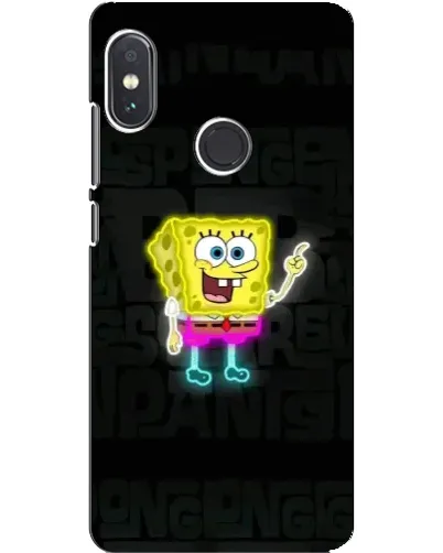 Чохол для Xiaomi Redmi Note 5 з картинкою «Неоновий Губка Боб»