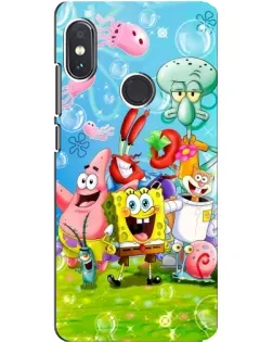 Чохол для Xiaomi Redmi Note 5 з картинкою «Губка Боб та друзі»