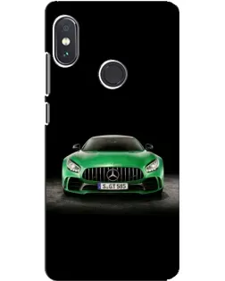 Чохол для Xiaomi Redmi Note 5 з картинкою «Mercedes — неоновий лого»