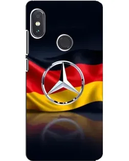 Чохол для Xiaomi Redmi Note 5 з картинкою «Mercedes — прапор Німеччини»