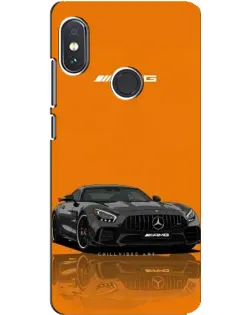 Чохол для Xiaomi Redmi Note 5 з картинкою «Помаранчевий Mercedes AMG»