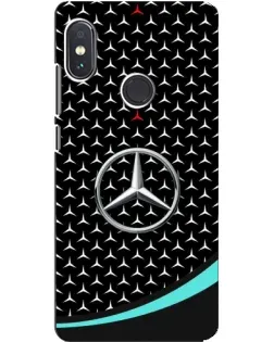 Чохол для Xiaomi Redmi Note 5 з картинкою «Mercedes — бірюзовий акцент»