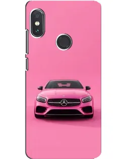 Чохол для Xiaomi Redmi Note 5 з картинкою «Рожевий Mercedes AMG»