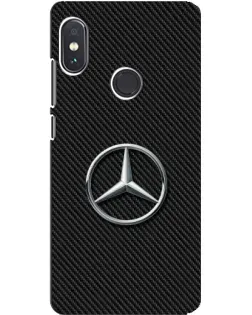 Чохол для Xiaomi Redmi Note 5 з картинкою «Карбоновий Mercedes стиль»