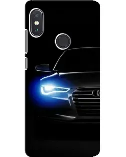 Чохол для Xiaomi Redmi Note 5 з картинкою «Неоновий погляд Audi»