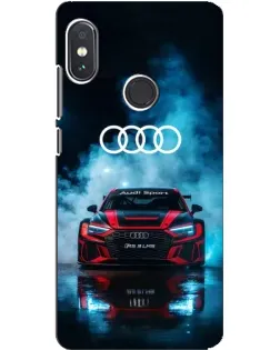 Чохол для Xiaomi Redmi Note 5 з картинкою «Audi Sport — неон»