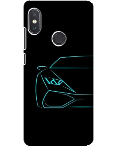Чохол для Xiaomi Redmi Note 5 з картинкою «Блакитний силует Lamborghini» Чохол для Xiaomi Redmi Note 5 з картинкою «Блакитний силует Lamborghini»