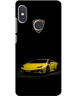 Чохол для Xiaomi Redmi Note 5 з картинкою «Lamborghini жовтий акцент»