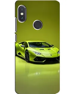 Чохол для Xiaomi Redmi Note 5 з картинкою «Салатовий Lamborghini Huracan»
